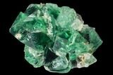 Fluorescent, Green Fluorite Crystal Cluster - Rogerley Mine #106117-1